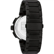 Tommy Hilfiger Men's Watch – Model 1792119 Lorenzo | Black Stainless-Steel Chronograph Design
