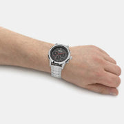 Hugo Boss Men’s Watch – Model 1514032 | Classic Black Dial with Silver Stainless Steel Bracelet