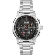 Hugo Boss Men’s Watch – Model 1514032 | Classic Black Dial with Silver Stainless Steel Bracelet